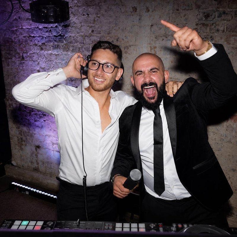 Melbourne wedding DJ playing at a reception