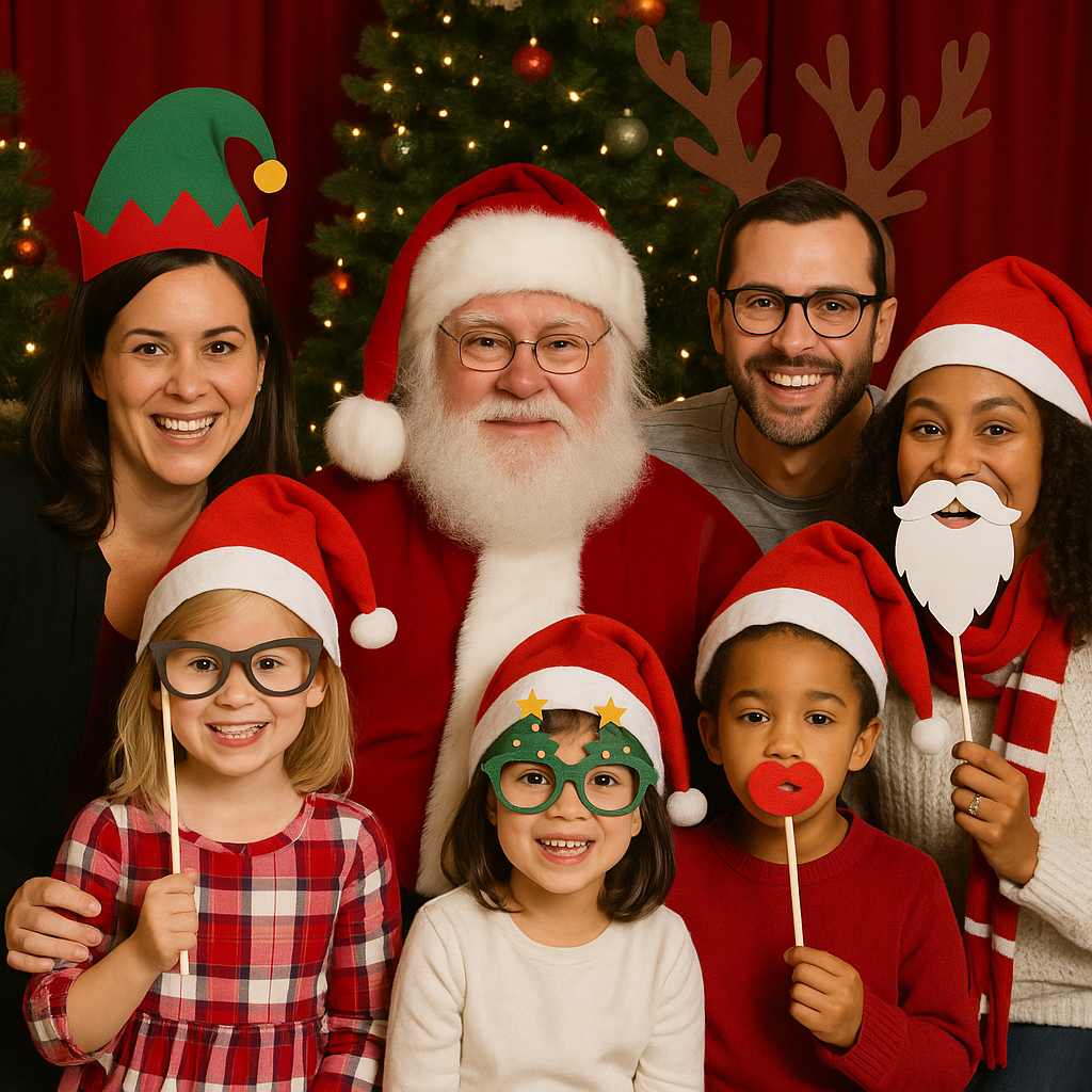 Melbourne Christmas Celebration with Santa and Melbourne Photo Booth Hire