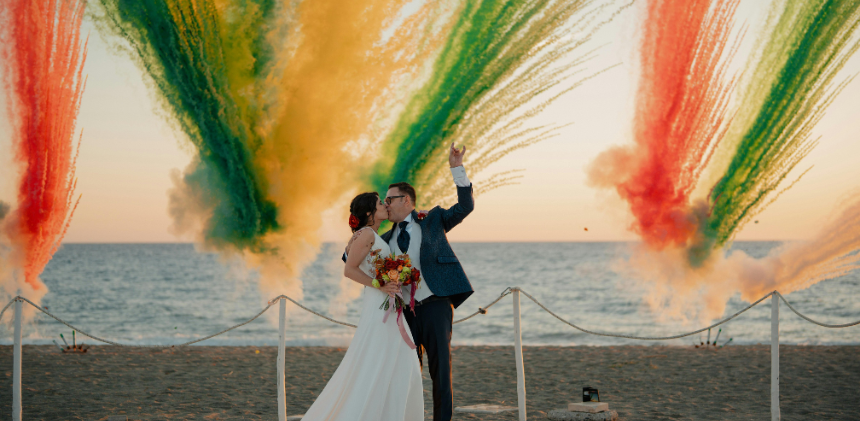 Thinking of Adding Coloured Smokes to Your Melbourne Wedding Ceremony?